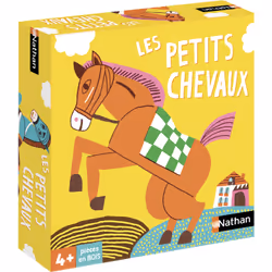 Nathan Jeu des petits chevaux, Jeu de société, Traditionnel, 4 an(s), Edition de voyage, 10 min, Jeu familial