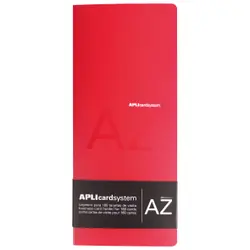 APLI 12115 rangement de cartes de visites Polypropylène (PP) Rouge