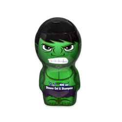 Air Val - Gel Douche & Shampoing 2 En 1 Hulk Figure 2D 400 Ml