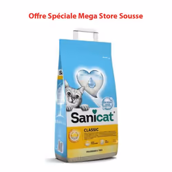 Litière SANICAT Classic Oxygen Pour Chats - Format: 20L - Sanicat Classic est la litière idéale pour les propriétaires et les ...