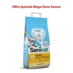 Litière SANICAT Classic Oxygen Pour Chats 20L