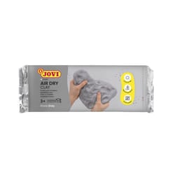 Jovi Pâte à modeler Air Dry gris paquet de 500g