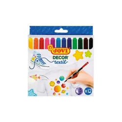 Feutre textile Jovi set de 12 couleurs