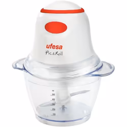 Ufesa PD5325, 0,5 L, Rouge, Transparent, Blanc, Plastique, Acier inoxydable, 220 - 240 V, 50 Hz