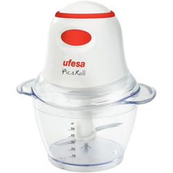 Ufesa PD5325 hachoir électrique 0,5 L Rouge, Transparent, Blanc