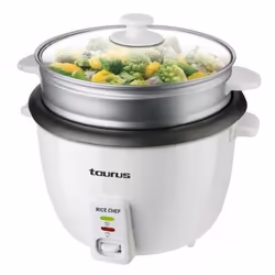 Taurus RICE CHEF cuiseur à riz 1,8 L 700 W Gris, Blanc - Vue supplémentaire 3