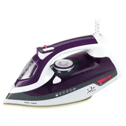 JATA PL221C fer à repasser Fer à vapeur Semelle céramique Ultraglide 2400 W Gris, Violet, Blanc