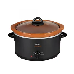 JATA JEOL2135 mijoteuse 3,5 L 180 W Noir, Terre cuite