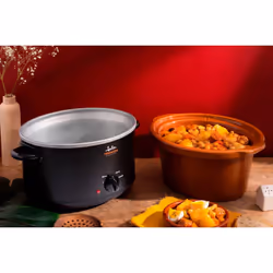 JATA JEOL2135 mijoteuse 3,5 L 180 W Noir, Terre cuite - Vue supplémentaire 9