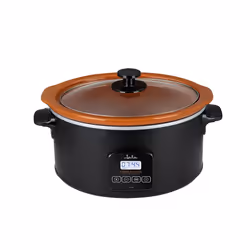 JATA JEOL2145 mijoteuse 5 L 210 W Noir, Terre cuite - Vue supplémentaire 3