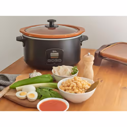 JATA JEOL2145 mijoteuse 5 L 210 W Noir, Terre cuite - Vue supplémentaire 6