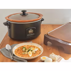 JATA JEOL2145 mijoteuse 5 L 210 W Noir, Terre cuite - Vue supplémentaire 7