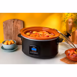 JATA JEOL2145 mijoteuse 5 L 210 W Noir, Terre cuite - Vue supplémentaire 8