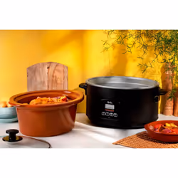 JATA JEOL2145 mijoteuse 5 L 210 W Noir, Terre cuite - Vue supplémentaire 9