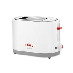 Ufesa TT7385 grille-pain 7 2 part(s) 800 W Gris, Rouge, Blanc