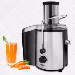 Ufesa LC5750 Delux de 1000W Centrifugeuse Noir, Acier inoxydable