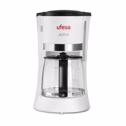 Ufesa CG7123, Machine à café filtre, 1,5 L, Café moulu, 800 W, Blanc