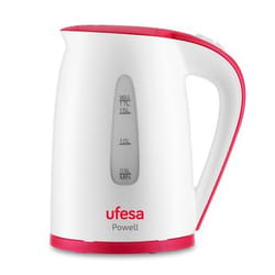 Ufesa Powell bouilloire 1,7 L 2200 W Rose, Blanc