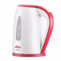 Ufesa Powell bouilloire 1,7 L 2200 W Rose, Blanc