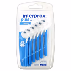 INTERPROXPlus Brossettes InterdentairesConique 1,3mmx6 Interprox® Plus conical a été conçue pour éliminer le biofilm (plaque ...
