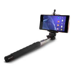 Ksix BXSELFN bâton support pour selfies Smartphone Noir