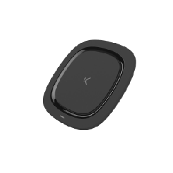 Ksix BXCQI07 chargeur d'appareils mobiles Smartphone Noir USB Recharge sans fil Charge rapide Intérieure