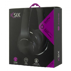Ksix BXAUPBTSPK01 écouteur/casque Sans fil Arceau Bluetooth Noir