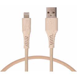 Ksix B0914ECO02, 1 m, Lightning, USB A, Mâle, Mâle, Gris