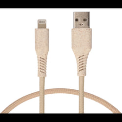 Ksix B0914ECO02 câble Lightning 1 m Gris