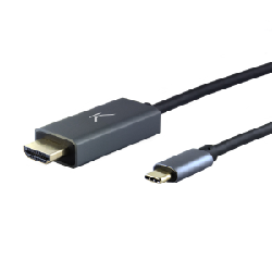 Ksix BXCHDMICN câble HDMI 2 m HDMI Type C (Mini) HDMI Type A (Standard) Noir
