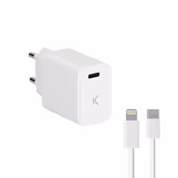 Ksix B0925CDC04, Intérieure, Secteur, USB, 12 V, 1 m, Blanc