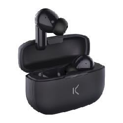 Ksix BXTW03N écouteur/casque Sans fil Ecouteurs Appels/Musique Bluetooth Socle de chargement Noir
