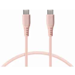 Ksix BXCABCC03S, 1 m, USB C, USB C, Rose