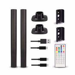Ksix BXLAMP05 éclairage intelligent Éclairage de plancher intelligent Wi-Fi/Bluetooth Noir 5 W - Vue supplémentaire 4