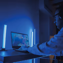 Ksix BXLAMP05 éclairage intelligent Éclairage de plancher intelligent Wi-Fi/Bluetooth Noir 5 W - Vue supplémentaire 6
