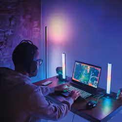 Ksix BXLAMP05 éclairage intelligent Éclairage de plancher intelligent Wi-Fi/Bluetooth Noir 5 W - Vue supplémentaire 8