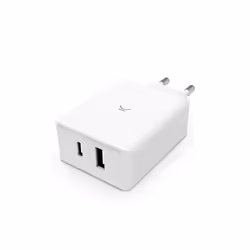 Ksix BXCDC45DGAN chargeur d'appareils mobiles Ordinateur portable, Smartphone, Tablette Blanc Secteur Charge rapide Intérieure - Vue supplémentaire 2