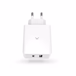 Ksix BXCDC65DGAN chargeur d'appareils mobiles Ordinateur portable, Smartphone, Tablette Blanc Secteur Charge rapide Intérieure
