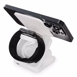 Ksix BXCQI153N1B Universel Blanc USB Recharge sans fil Charge rapide Intérieure