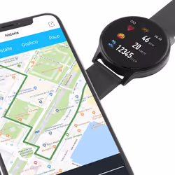 Ksix BXBZGPS01 smartwatche et montre de sport 3,3 cm (1.3") TFT Noir GPS (satellite)
