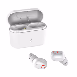 Ksix BXATWS02, Sans fil, Appels/Musique, 20 - 20000 Hz, 82 g, Casque, Blanc