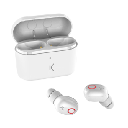 Ksix BXATWS02 écouteur/casque Sans fil Ecouteurs Appels/Musique Bluetooth Blanc