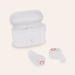 Ksix BXATWS02 écouteur/casque Sans fil Ecouteurs Appels/Musique Bluetooth Blanc