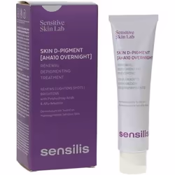 Sensilis Skin D-Pigment est un soin dépigmentant rénovateur enrichi en Acide Maltobionique (4%) , Gluconolactone (6%) , Acide ...