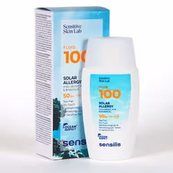 Sensilis Fluide 100 Allergie Crème Solaire Aqueuse Ultrafluide SPF50+ 40ml