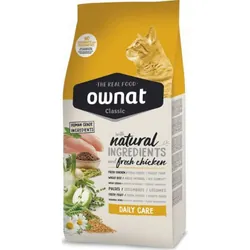 Croquettes OWNAT Pour Chat Classic Daily Care 1,5 Kg
