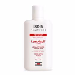 ISDIN LAMBDAPIL, 200 ml, Shampoing, Femmes, Perte de cheveux, Toutes les couleurs, Anti-chute, Nettoyage, Renforcer