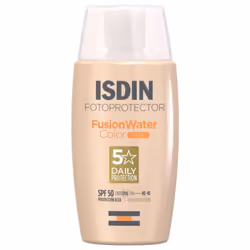 Isdin Fotoprotector Fusion Water Color SPF50 50 ml - Teinte : Light est écran solaire teinté pour le visage à phase aqueuse,  ...
