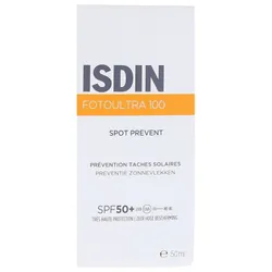Isdin FotoUltra 100 Spot Prevent Prévention des Taches Solaires SPF50+ 50 ml
