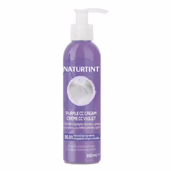 Naturtint CC Crème Silver élimine les tons jaunâtres et cuivrés indésirables des cheveux blonds, blancs et décolorés avec Nat ...